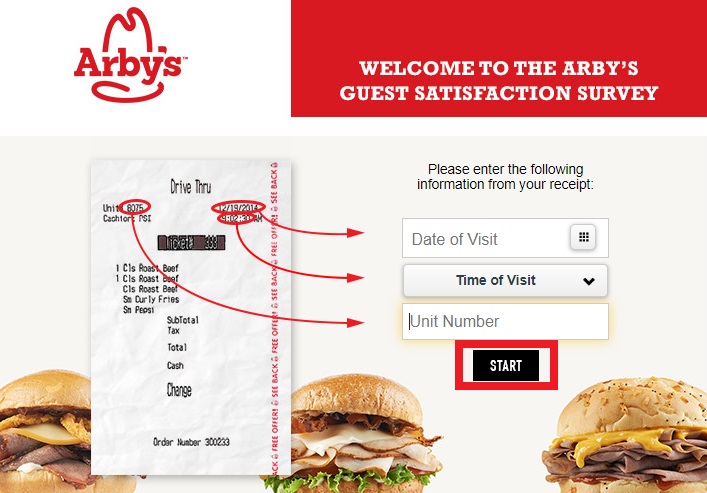 Arby’s Guest Satisfaction Survey