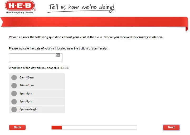 HEB Survey Questions