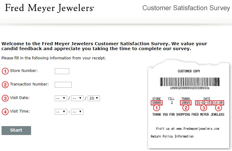 Fred Meyer Jewelers Survey